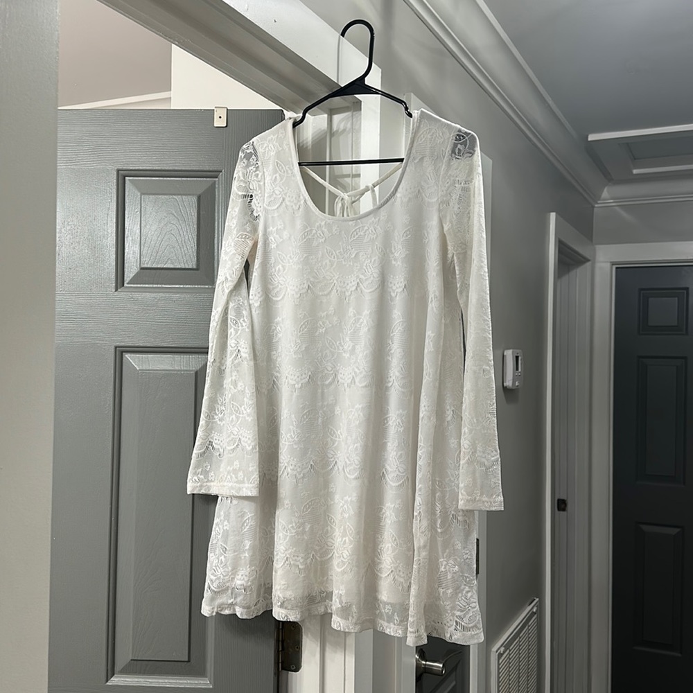 Altar’d State White Midlength dress